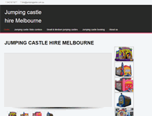 Tablet Screenshot of jumpinggenie.com.au